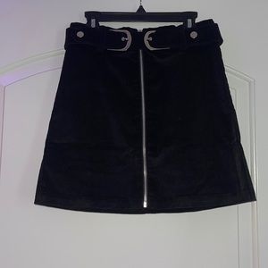 Beginning Boutique Mini Skirt with Belt